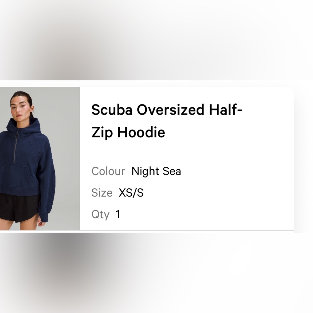 lululemon athletica Scuba Oversized Zip Hoodie - Night Sea Wasabi Pink Blush etc